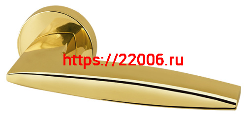 Ручка Armadillo (Армадилло) раздельная R.URB52.SQUID (SQUID URB9) GOLD-24 золото 24К