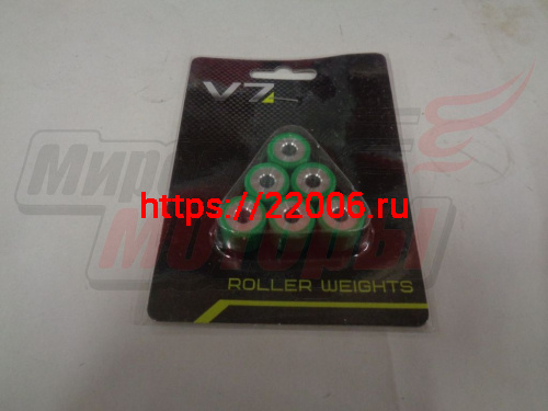 Ролики вариатора 16х13 4,7 гр. 139QMB (GY6-50) (КОМПЛ.=6шт.) Ролики вариатора 16х13 4,7 гр. 139QMB (GY6-50) (КОМПЛ.=6шт.)