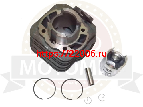 Поршневая группа HONDA DIO 60 AF18/25/27/28, Tact 24/30/ 31/51/ Lead 20 палец 12мм (43 мм) в сборе фото 4 Поршневая группа HONDA DIO 60 AF18/25/27/28, Tact 24/30/ 31/51/ Lead 20 палец 12мм (43 мм) в сборе фото 4