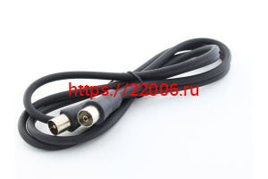 Шнур ВЧ (TV удлинитель) TV штекер TV гнездо Шнур ВЧ (TV удлинитель) TV штекер TV гнездо