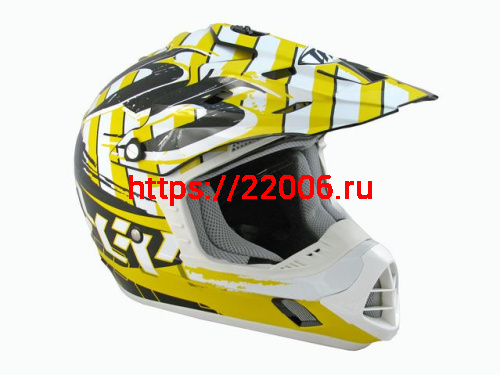 Мотошлем THH TX-12 №13 black/yellow (M) детский Мотошлем THH TX-12 №13 black/yellow (M) детский