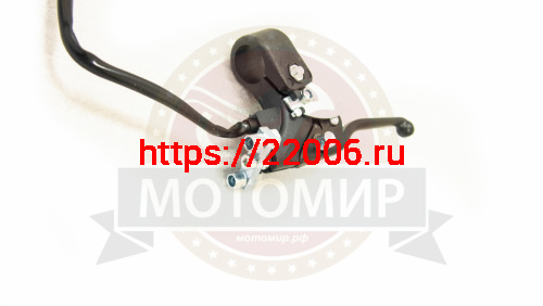 Рычаг тормоза переднего АТВ правый в сборе под 2 тросика и фиксатор (НАБОР) фото 3