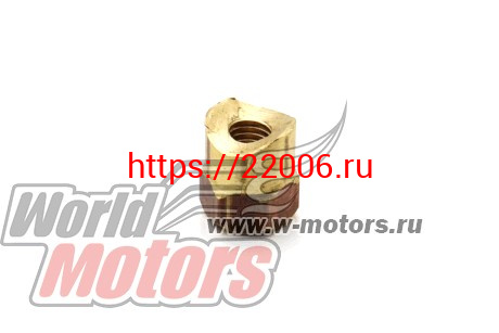 Гайка тяги тормоза Урал (латунь) ЗАВОД Гайка тяги тормоза Урал (латунь) ЗАВОД