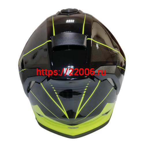 Шлем детский интеграл COBRA EC H151, черный и лайм, размер 4XS фото 3