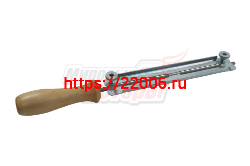 Шаблон с напильником дешевый 5.5 для заточки цепи (с двумя гайками)