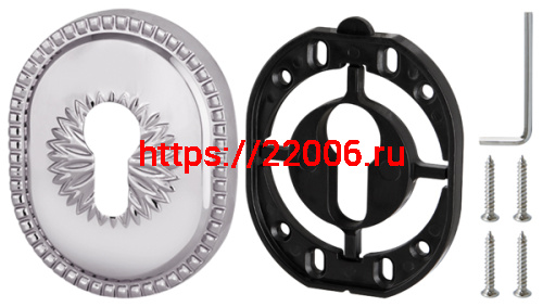 Декоративная накладка Armadillo (Армадилло) на цилиндр ET-DEC CL (ATC Protector 1) СР Хром фото 4 Декоративная накладка Armadillo (Армадилло) на цилиндр ET-DEC CL (ATC Protector 1) СР Хром фото 4