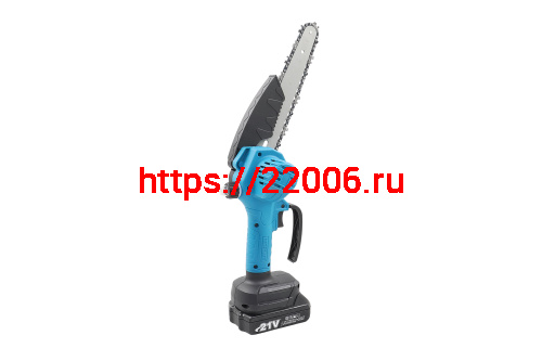 Пила цепная аккумуляторная LITHIUM 8" (700Вт,щеточн, компл: шина,2цепи,2АКБ,ЗУ,перч,очк,кейс,ключи)