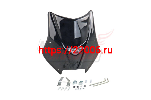 Щиток ветровой (квадр. фара) орг.стекло Alpha, Delta, Zodiak, Dingo (с крепежами) Vagrant Щиток ветровой (квадр. фара) орг.стекло Alpha, Delta, Zodiak, Dingo (с крепежами) Vagrant