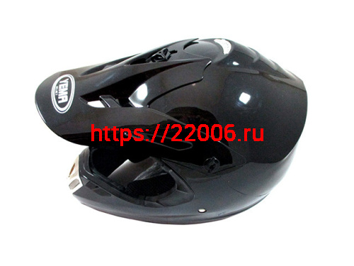 Мотошлем YM-910 черный (XL) Мотошлем YM-910 черный (XL)