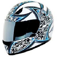 Мотошлем THH TS-38 №4 white/ blue (XS)