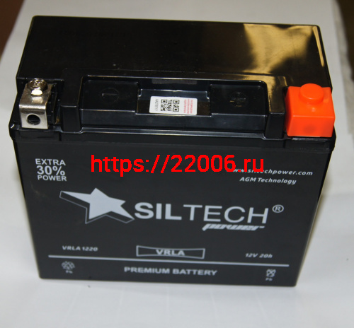 Аккумулятор SILTECH 12v/20Ah YTX20L-BS VRLA (175*87*155/270) 4 Аккумулятор SILTECH 12v/20Ah YTX20L-BS VRLA (175*87*155/270) 4