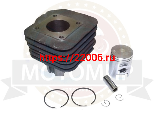 Поршневая группа HONDA DIO 60 AF18/25/27/28, Tact 24/30/ 31/51/ Lead 20 палец 12мм (43 мм) в сборе фото 2 Поршневая группа HONDA DIO 60 AF18/25/27/28, Tact 24/30/ 31/51/ Lead 20 палец 12мм (43 мм) в сборе фото 2