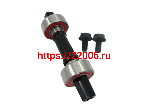 Каретка МТВ с 902 пром.подшипниками под квадрат, длина 125мм Kenli 3023010-9К Каретка МТВ с 902 пром.подшипниками под квадрат, длина 125мм Kenli 3023010-9К