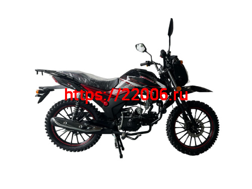 Мопед Alpha SA Max OFFROAD (Тюнинг) (багажник зад, литые диски, обтекатель, LED фара) КРАСНЫЙ фото 2