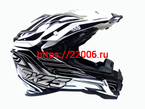 Мотошлем THH TX-25 №1 white/black (XS) Мотошлем THH TX-25 №1 white/black (XS)