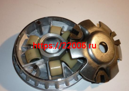 Вариатор 158QMJ 150сс Stels Keeway в сборе (ролики) Вариатор 158QMJ 150сс Stels Keeway в сборе (ролики)