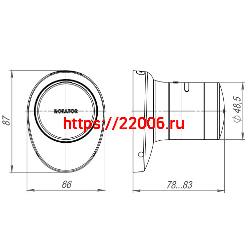 Электронный Armadillo (Армадилло) замок ROTATOR EL.RT01.01 SN матовый никель фото 4