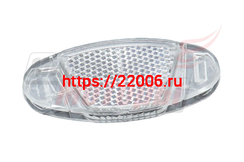 Отражатель на спицы (катафот) "Овал белый'' Отражатель на спицы (катафот) "Овал белый''