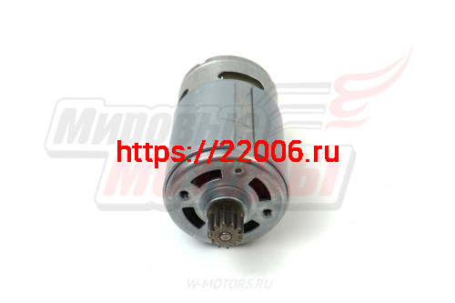 Двигатель (№010191а1) Интерскол на акк.шуруповерт 12v BOSCH с ответной шестернёй фото 2