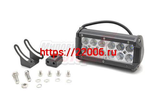 Фара cветодиодная CL-36W-F (ближний свет,алюминиевый корпус.12 диодов, 36Вт) Арт.5187