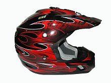 Мотошлем THH TX-12 №3 black/ red (L) kids