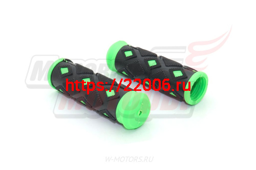 Ручки руля вело 90мм (пара) "Ромбик" фото 4 Ручки руля вело 90мм (пара) "Ромбик" фото 4