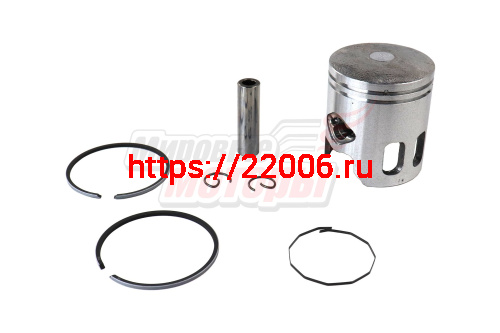 Поршень 44 мм Yamaha JOG70 (c кольцами, пальцем (d10), стопорными кольцами)