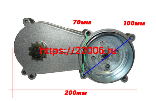 Редуктор двигателя SPRINT TREK 50 длинный