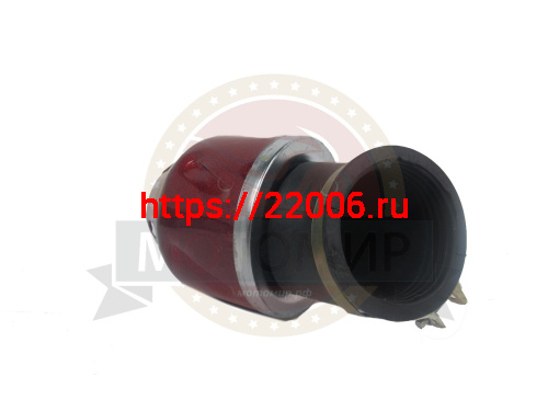 Фильтр воздушный нулевого сопротивления (1670) КОРПУС НЕОН6 красный d=42, 45 гр., сетка, к К65, К68 Фильтр воздушный нулевого сопротивления (1670) КОРПУС НЕОН6 красный d=42, 45 гр., сетка, к К65, К68