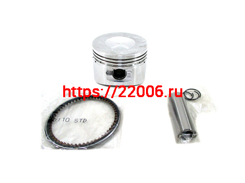 Поршень в сборе двигателя 152FMI TTR125 52.4 мм p-13 Поршень в сборе двигателя 152FMI TTR125 52.4 мм p-13