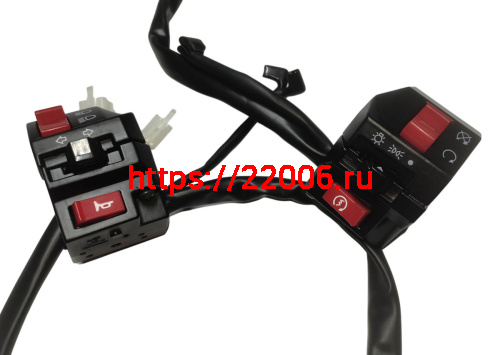 Переключатель MIRAGE 250 (ТЭККЕН) левый+правый, в сборе (140151253-0001 + 140161273-0001)