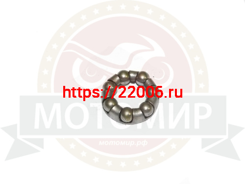 Подшипник вело задней втулки, 7 шариков, 1/4" (6.37мм), D-25мм, (Русский стандарт) JK 6501 шариковый Подшипник вело задней втулки, 7 шариков, 1/4" (6.37мм), D-25мм, (Русский стандарт) JK 6501 шариковый