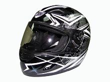 Мотошлем THH TS-39 №10 black/silver (L)