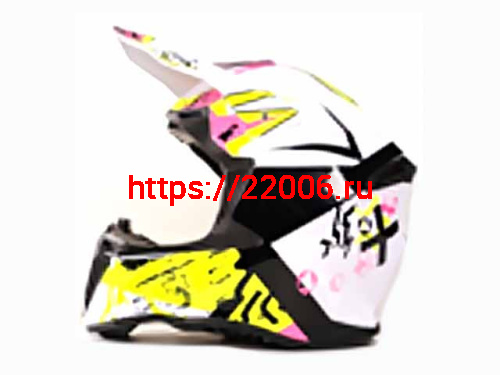 Мотошлем VIRTUE MD-902 Кросс бело-черный (XL)