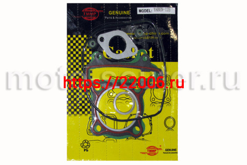 Набор прокладок (ЦПГ) 152QMI 125cc d-52.4 (5+2 маслосъемных колпачка) TMMP Набор прокладок (ЦПГ) 152QMI 125cc d-52.4 (5+2 маслосъемных колпачка) TMMP