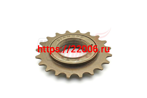 Блок спортивный 1 скоростной, для BMX 20 зубов, стальной c резьбой Блок спортивный 1 скоростной, для BMX 20 зубов, стальной c резьбой