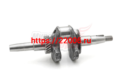 Коленвал 168F-2 (конический вал d20) для бензогенераторов (радиус кривошипа 27 мм) (13100)