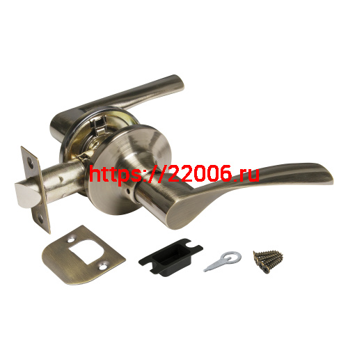 Ручка Ajax (Аякс) защелка DK610 AB-PS (6010 AB-P) (без фик.) бронза