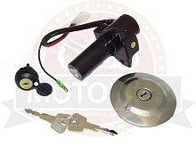 Замок зажигания YBR125 (+ крышка бензобака) (компл.)