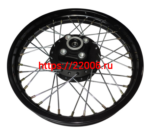 Обод 18" задний спицы,  диск. тормоз 2,15-18"  RIGEL, под ось 14 мм., 4 отв. (54030462) фото 3