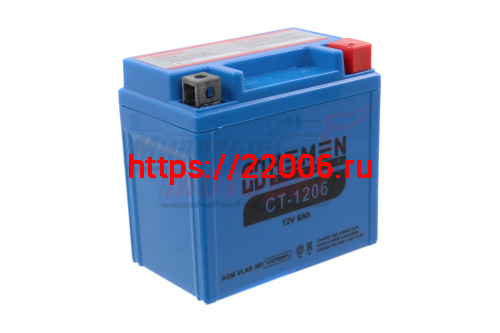 Аккумулятор 12В 7Ач HEMEN ENERGY CT1207.2 (UTZ7S(MF))(кислотный, герметичный) (обр.полярн) (113*70*107