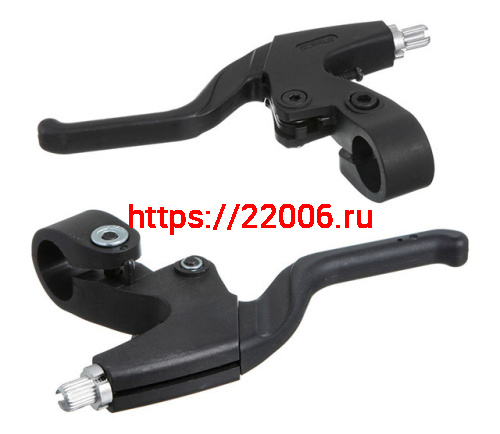 Ручка тормоза, пластиковая, черная Ручка тормоза, пластиковая, черная