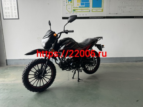 Мопед Alpha SA Max OFFROAD (Тюнинг) (багажник зад, литые диски, обтекатель, LED фара) КРАСНЫЙ фото 4