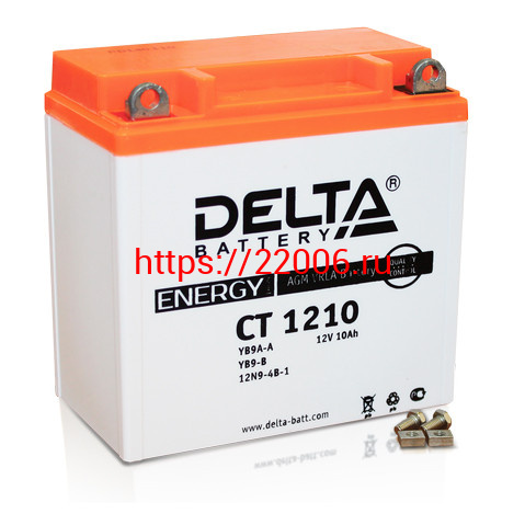 АКБ DELTA CT 1210 YTX10-BS (135*78*138) АКБ DELTA CT 1210 YTX10-BS (135*78*138)