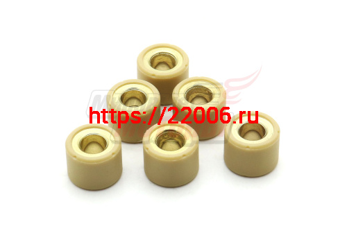 Ролики вариатора 13 гр. (18х14) 152QMI, 157QMJ (КОМПЛ.=6шт) Ролики вариатора 13 гр. (18х14) 152QMI, 157QMJ (КОМПЛ.=6шт)