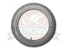 Покрышка  ПетроШина 18" Л-328, 3.50-18 (100/100-18) с камерой, Иж универс.