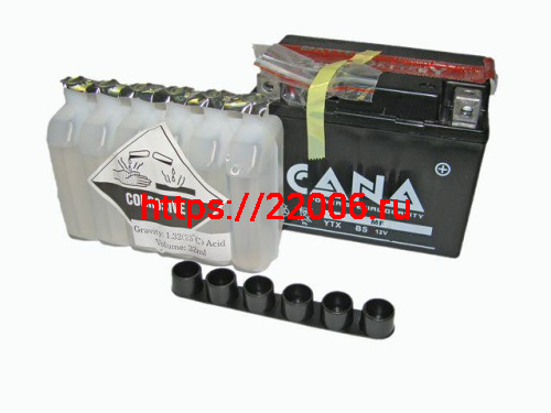 Аккумулятор CANA 12v/18hr YTX20L-BS (250EN, MF, 175*87*155, 4.5кг, -) 4