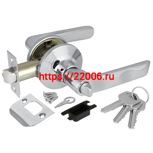 Ручка Punto (Пунто) защелка DK624 CP-ET (6024 CP-E) (кл./фик.) хром