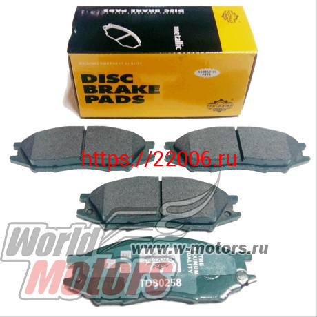 Колодки торм.перед Nissan Almera Classic B10 06 , Cube 98-02, Sunny 00-03 (TDB0258) Колодки торм.перед Nissan Almera Classic B10 06 , Cube 98-02, Sunny 00-03 (TDB0258)
