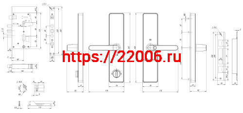 Замок врезной электронный с ручкой Kaadas S500 с отпечатком пальца, черный фото 3 Замок врезной электронный с ручкой Kaadas S500 с отпечатком пальца, черный фото 3